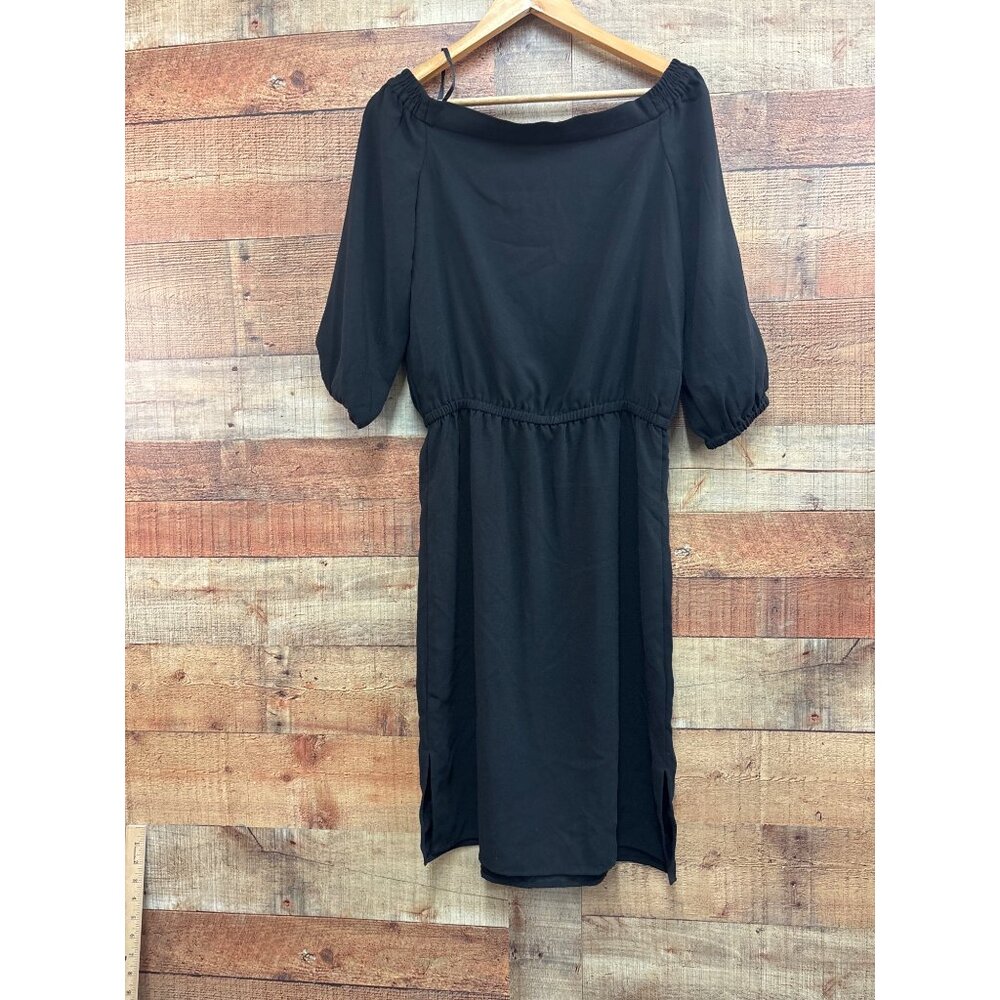 Ann Taylor Black Off-Shoulder Dress Size 4 NWT - Picture 7 of 9